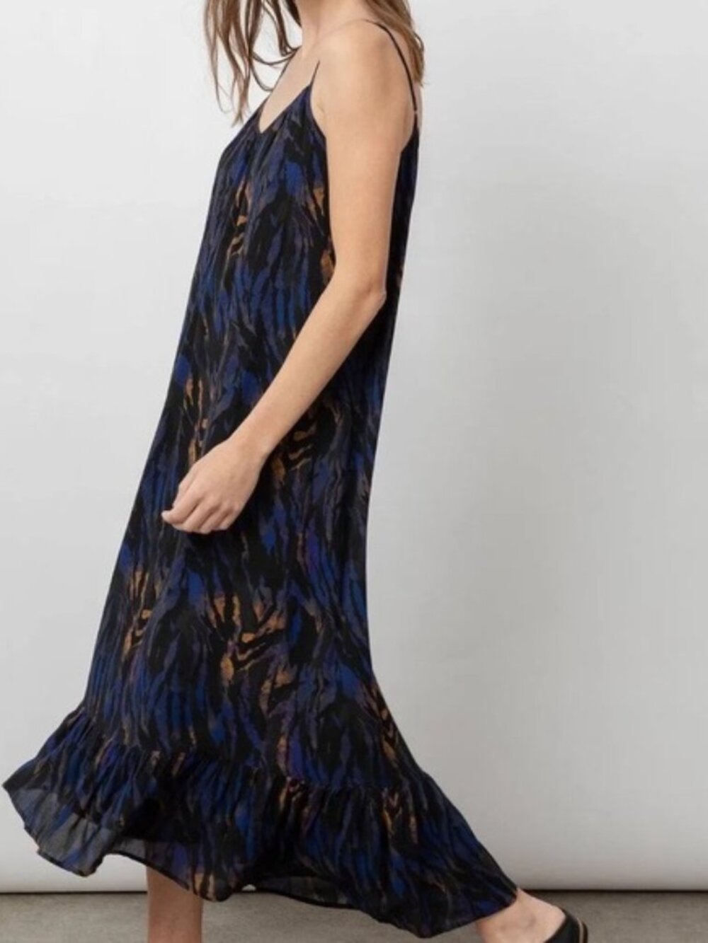 RAILS Jennica Dress | Cobalt Tiger Stripe | Size XL